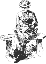 Woman on bench