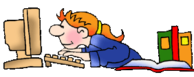 Girl and Computer